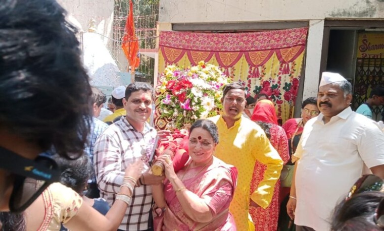 सती जत्रोत्सव की भव्य पालकी यात्रा में झूमे मुलुंडकर